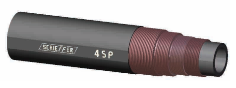 Hochdruck-Hydraulik-Schlauch 4 SP mit spiralisierten Stahldrahteinlagen