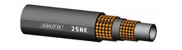 Kompakt-Hydraulik-Schlauch 2 SN-K mit 2 Drahtgeflechteinlagen